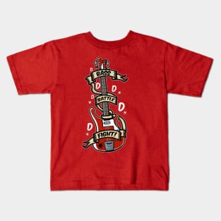 Bass Battle Fight Kids T-Shirt